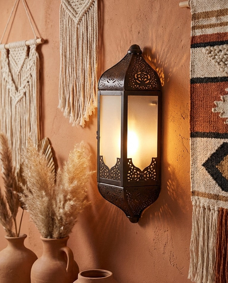 Sritelectro Vintage Moroccan Wall Sconce Lamp